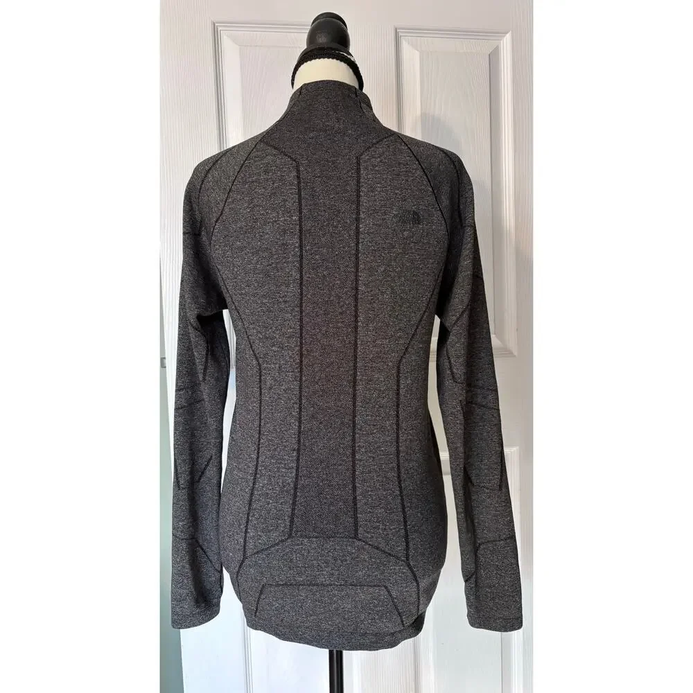 The North Face Summit Series 1/2 Zip Pullover Women's Medium Charcoal Gray - Picture 4 of 7